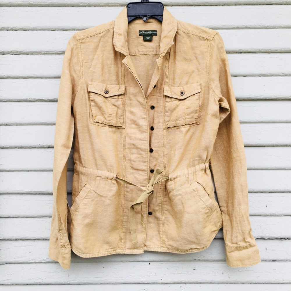 Kacki Eddie Bauer blouse cover jacket